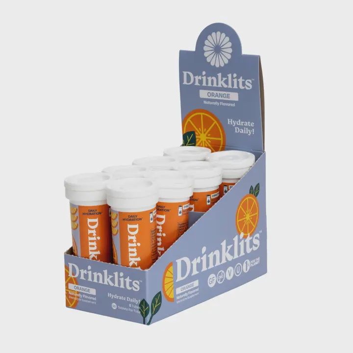 Drinklits Hydration Tablets: Natural Orange Electrolytes