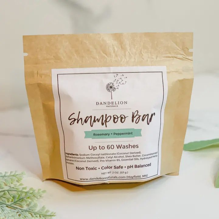 Shampoo Bar | Rosemary + Mint | Packaged