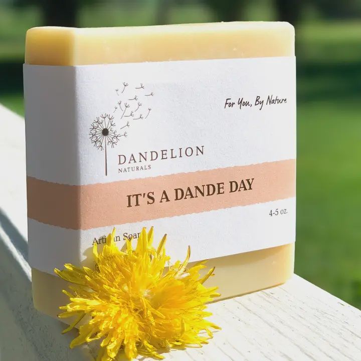 It&#39;s A Dande Day | Dandelion Infused Tallow Bar Soap