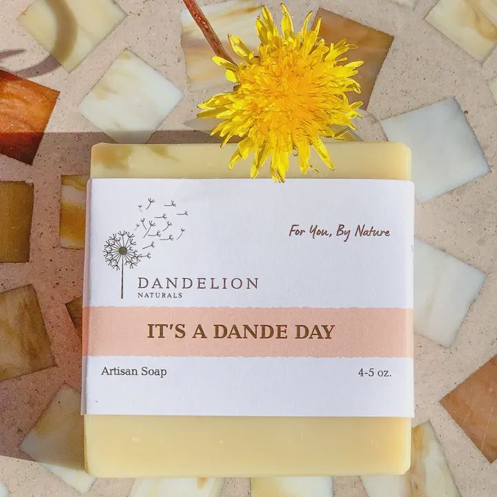 It&#39;s A Dande Day | Dandelion Infused Tallow Bar Soap