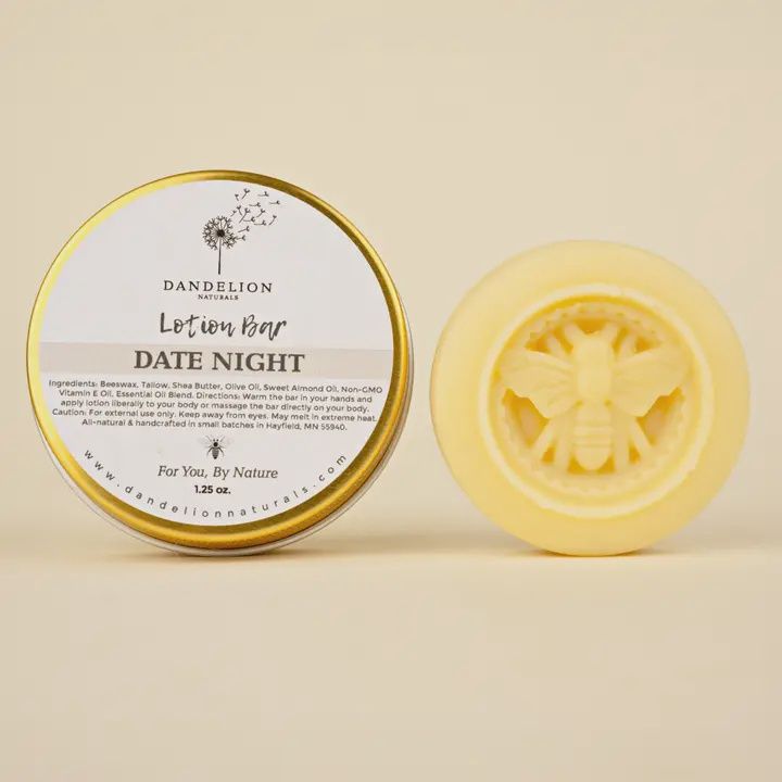 Date Night Lotion Bar | Solid Lotion Bar | Tallow Lotion