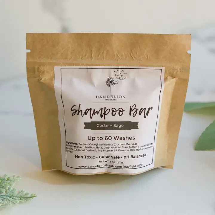 Shampoo Bar Packaged- CEDAR SAGE