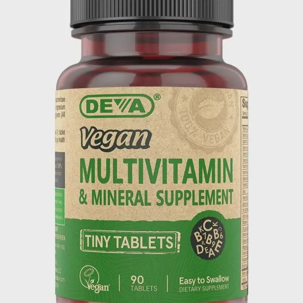 Deva Vegan Multivitamin &amp; Mineral Iron-Free - One Daily