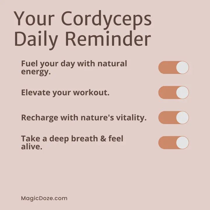 Cordyceps Capsules - Vitalize By Magic Doze™