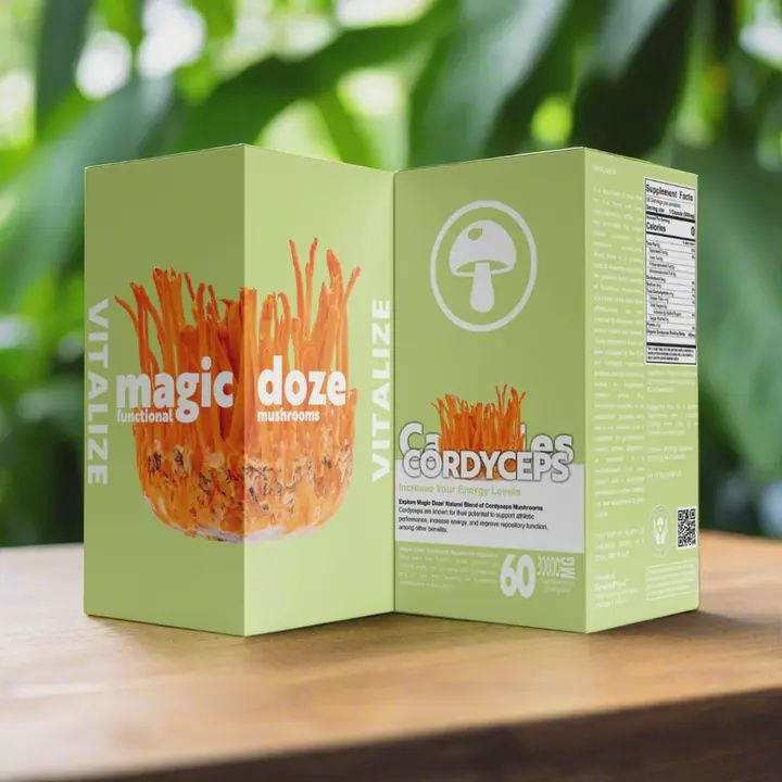 Cordyceps Capsules - Vitalize By Magic Doze™