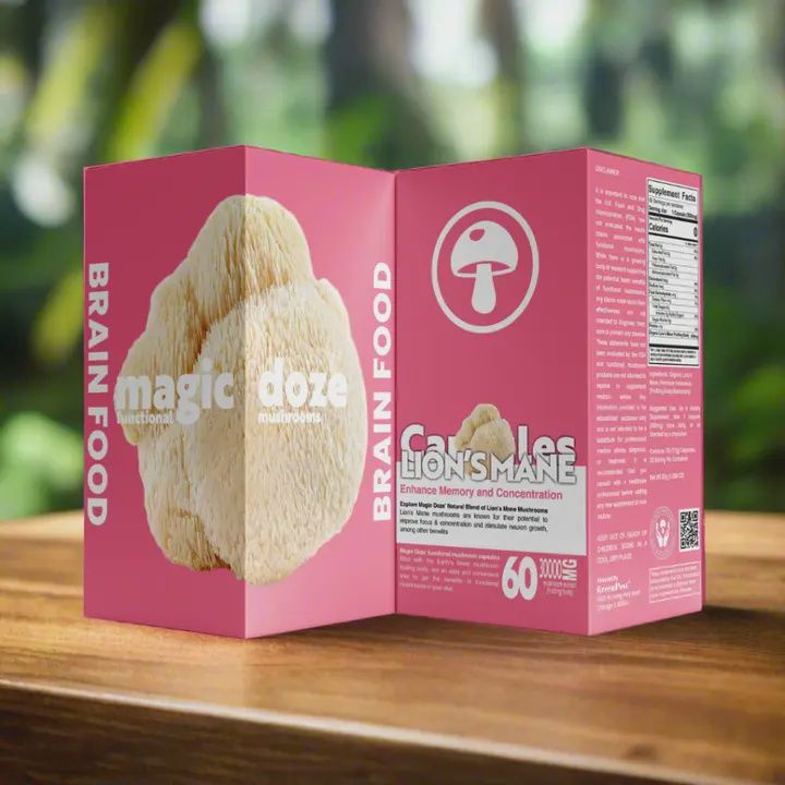 Lion's Mane Capsules - Brain Food By Magic Doze™