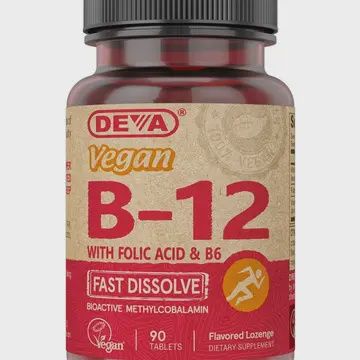 Deva Nutrition b-12 With Folic Acid fast Disolve