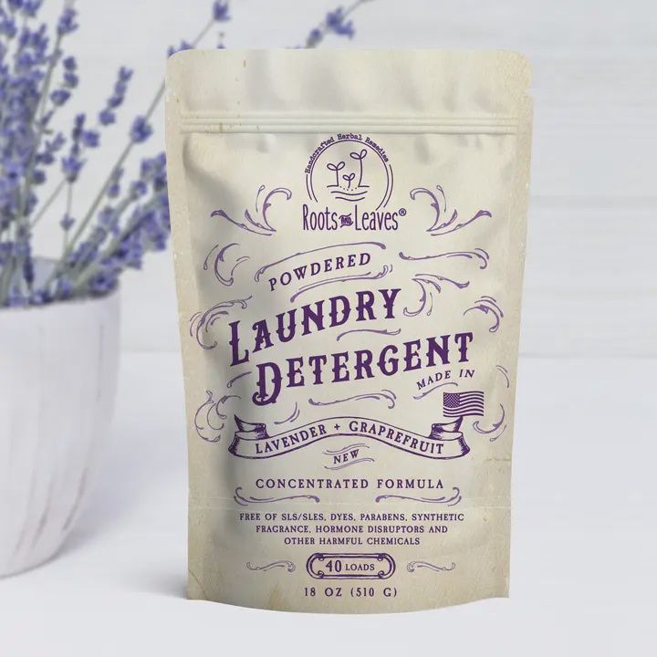 Roots and leaves Powdered Laundry Detergent 18 oz (40 Loads)