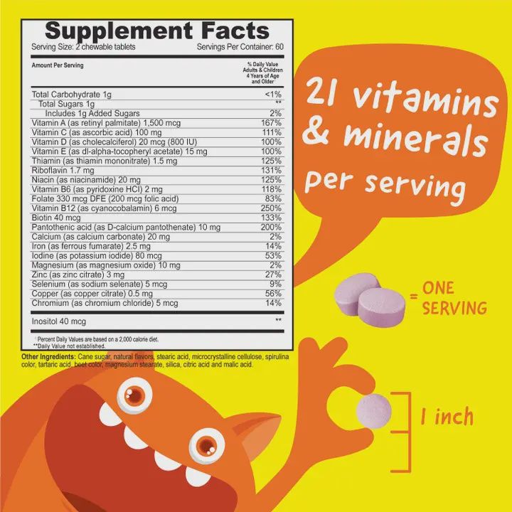 Kids Multivitamin Chewables, Health Support
