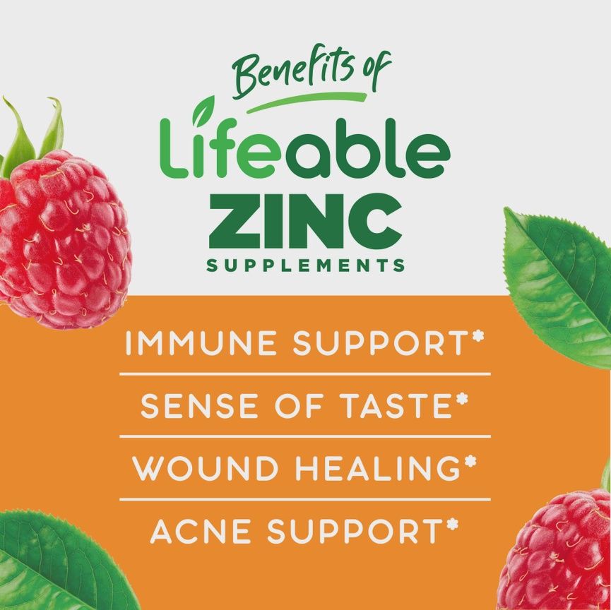 Zinc 50mg Vitamin Gummies, Immunity, Great Tasting!