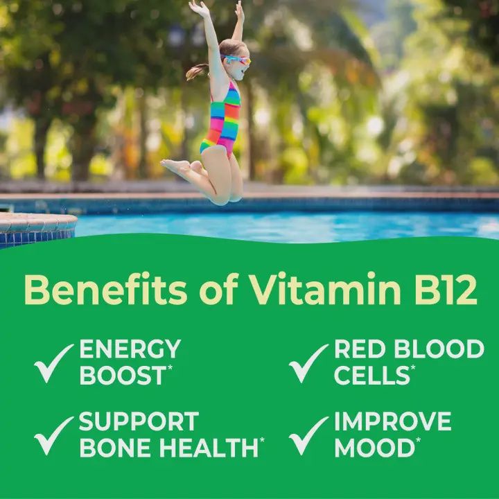 Kids Vitamin B12 Jelly Beans, Cellular Energy