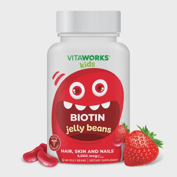 Kids Biotin Jelly Beans, Hair Skin and Nails