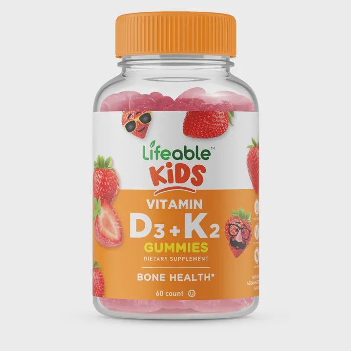 Vitamin D3 + K2 Gummies For Kids - Great Tasting!