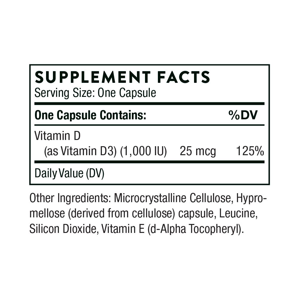 Thorne Vitamin D-1,000
