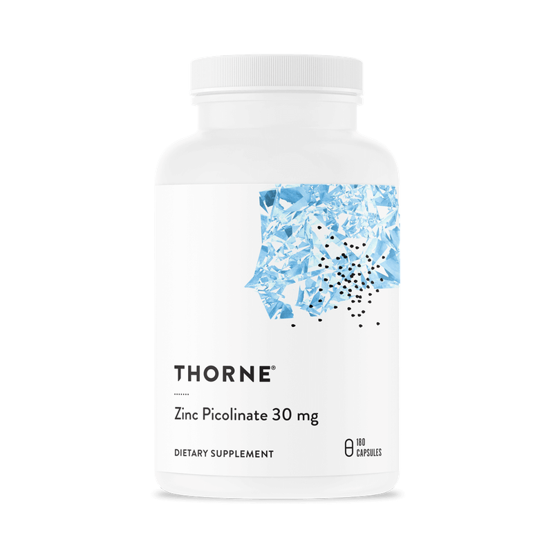 Thorne Zinc Picolinate 30 mg (180 count)