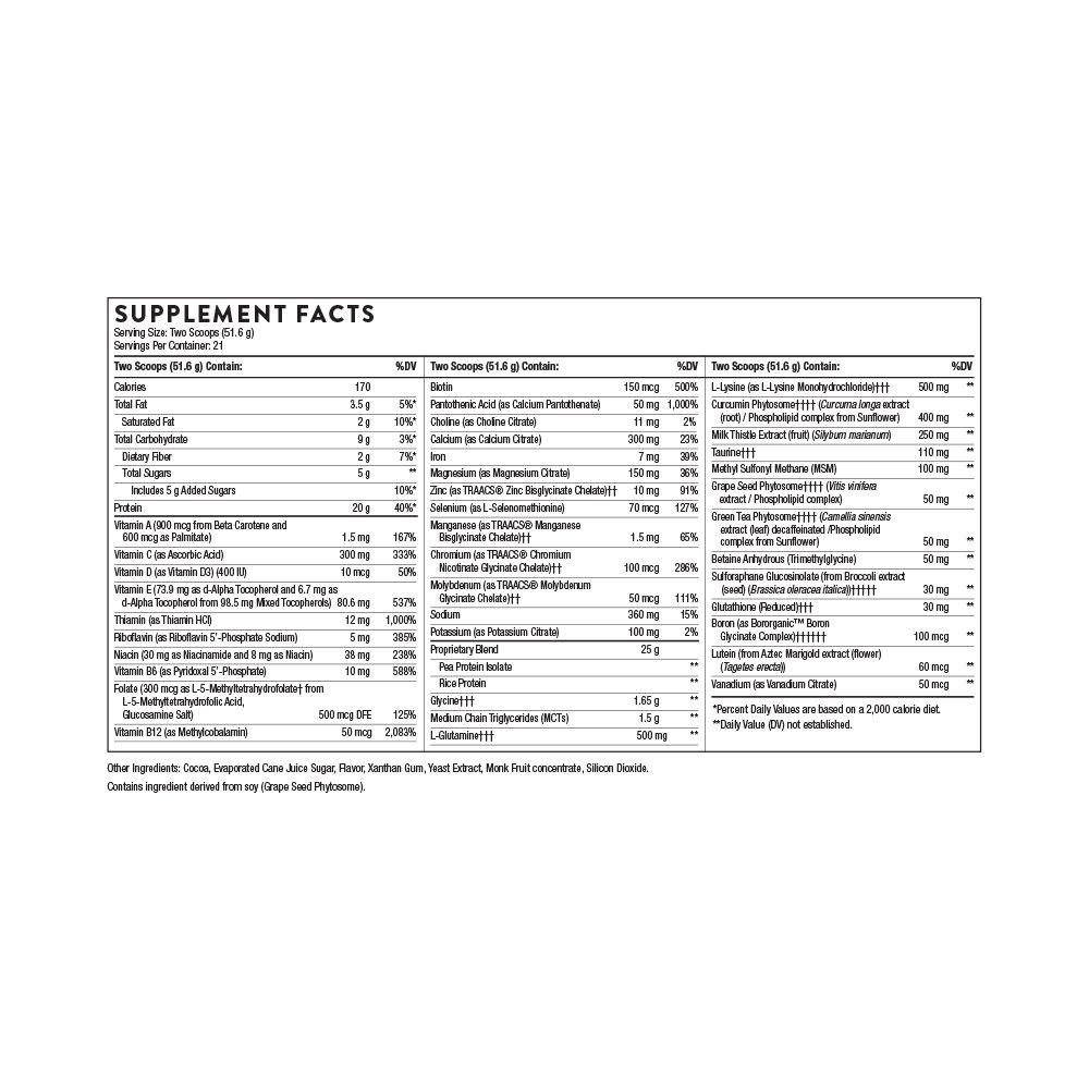 Thorne MediClear-SGS™ - Chocolate