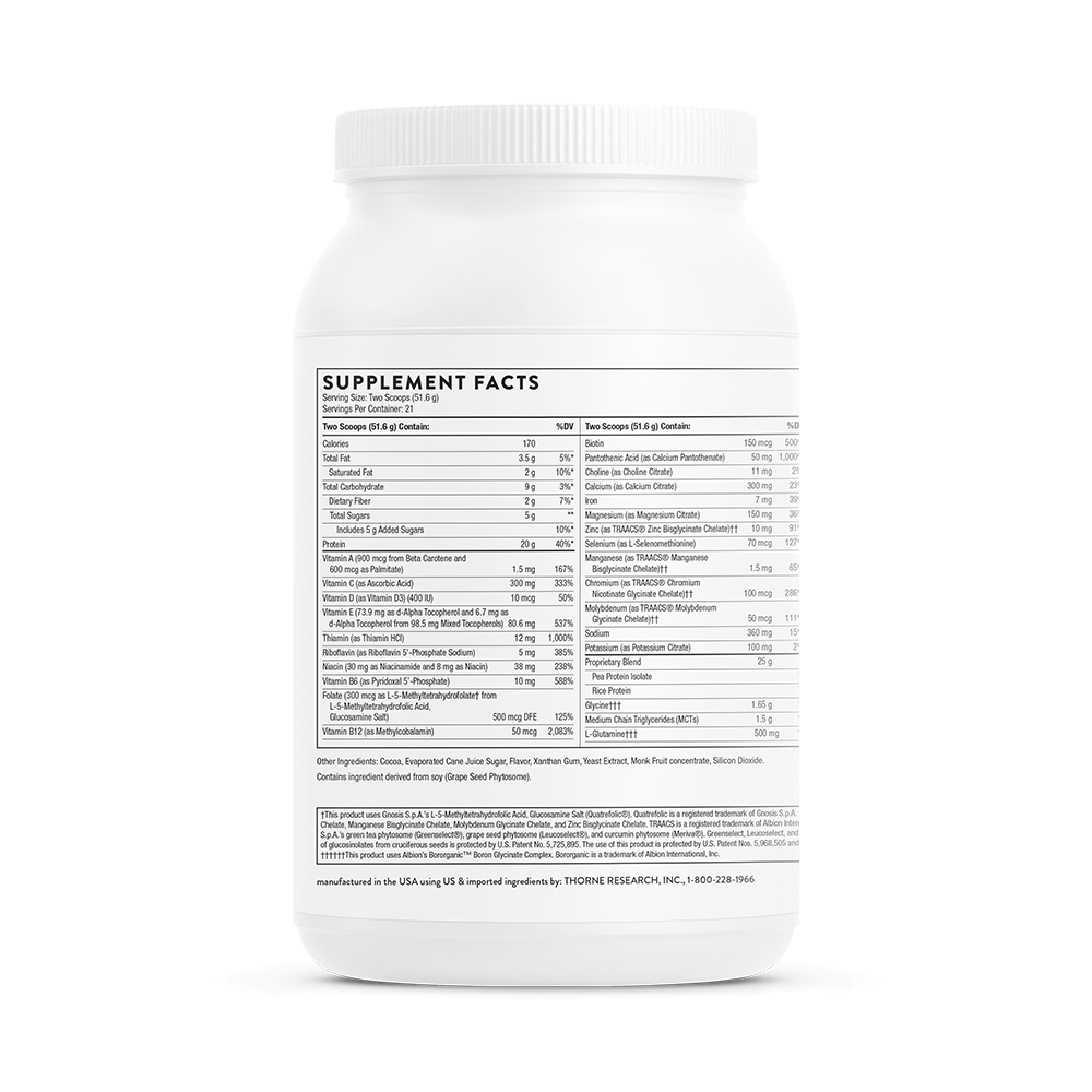 Thorne MediClear-SGS™ - Chocolate