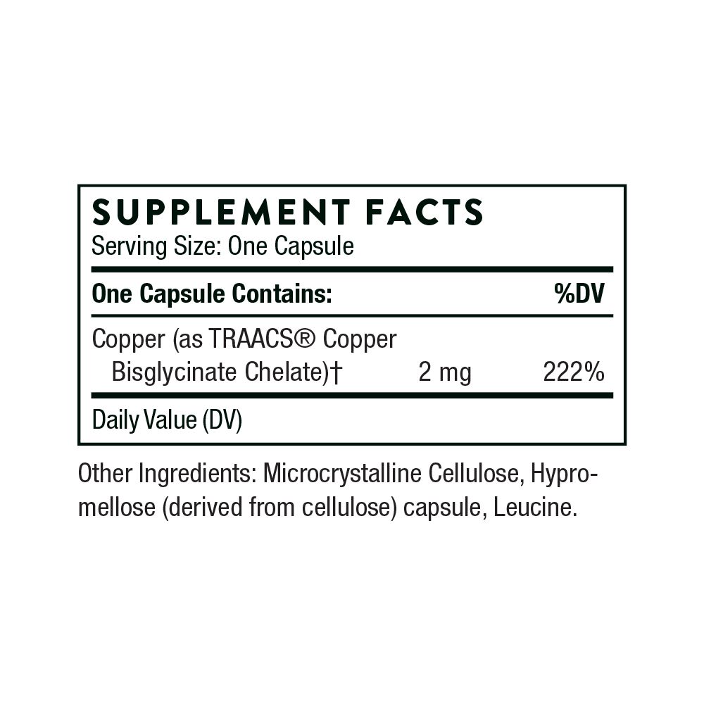 Thorne Copper Bisglycinate