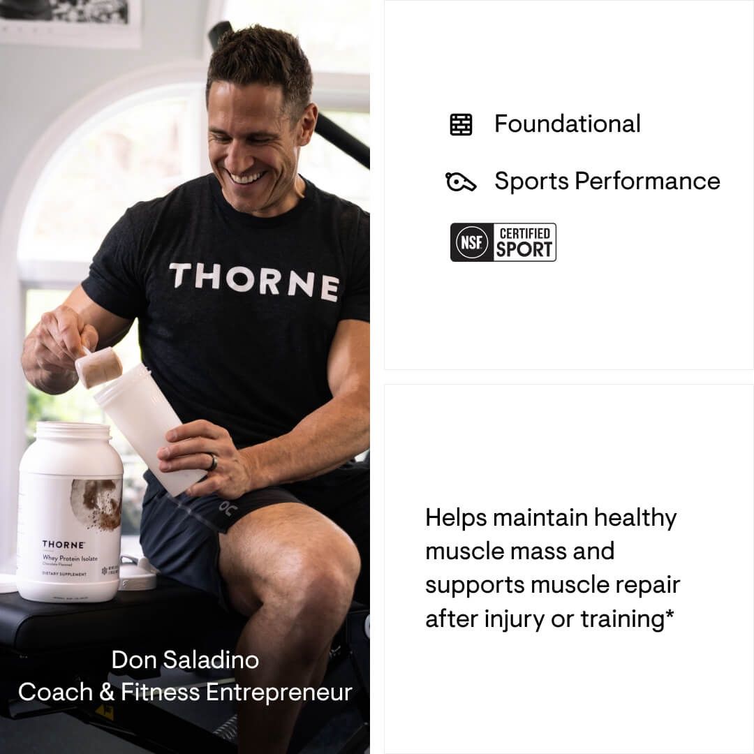 Thorne Whey Protein Isolate - Chocolate