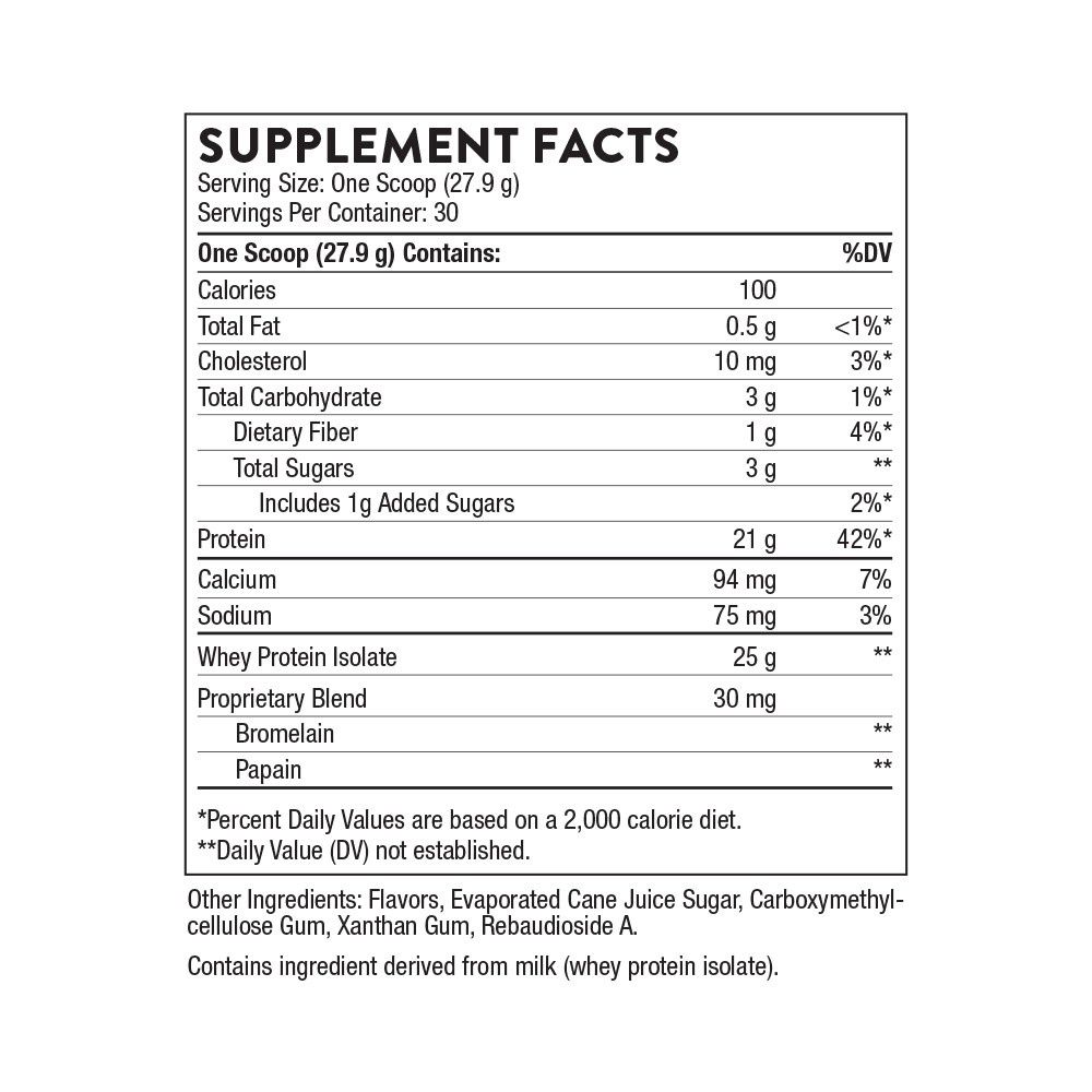 Thorne Whey Protein Isolate - Vanilla