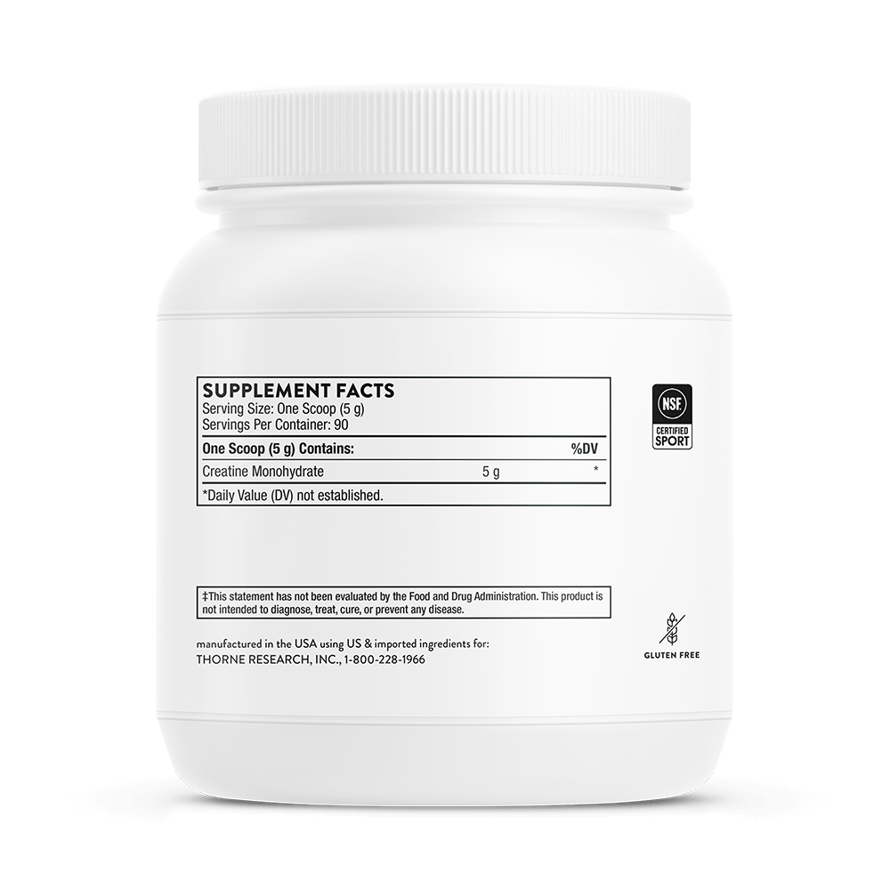 Thorne Creatine - 90 Servings or 180 servings
