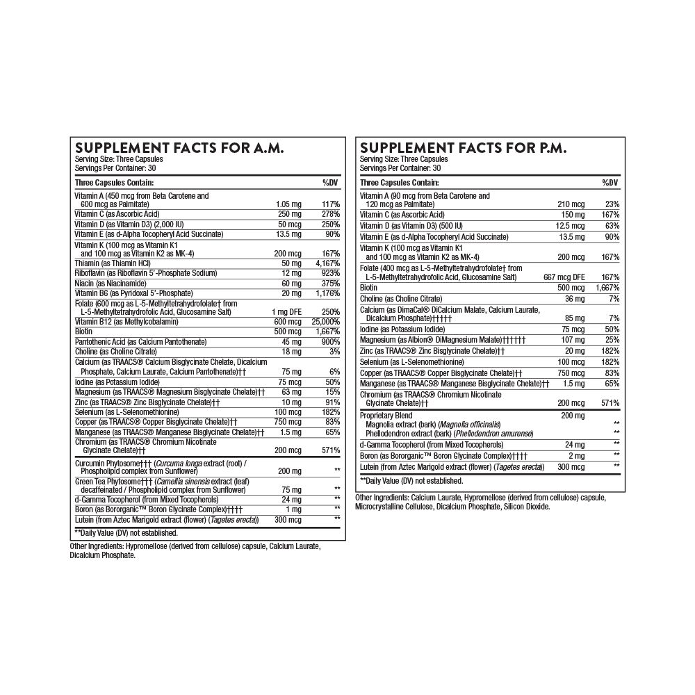Thorne Multi-Vitamin Elite - NSF Certified for Sport
