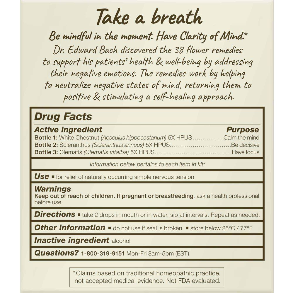 BACH® Clarity of Mind Kit