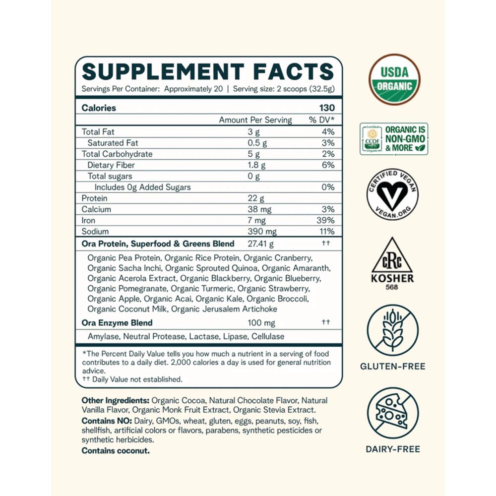 So Lean &amp; So Clean, Plant Protein, Chocolate