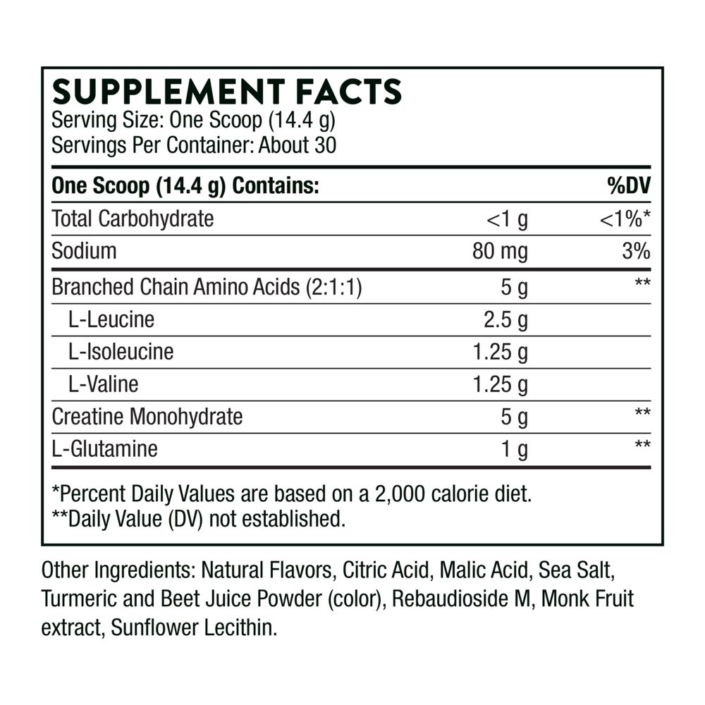 Creatine + BCAA&#39;s (Peach Mango Flavored)