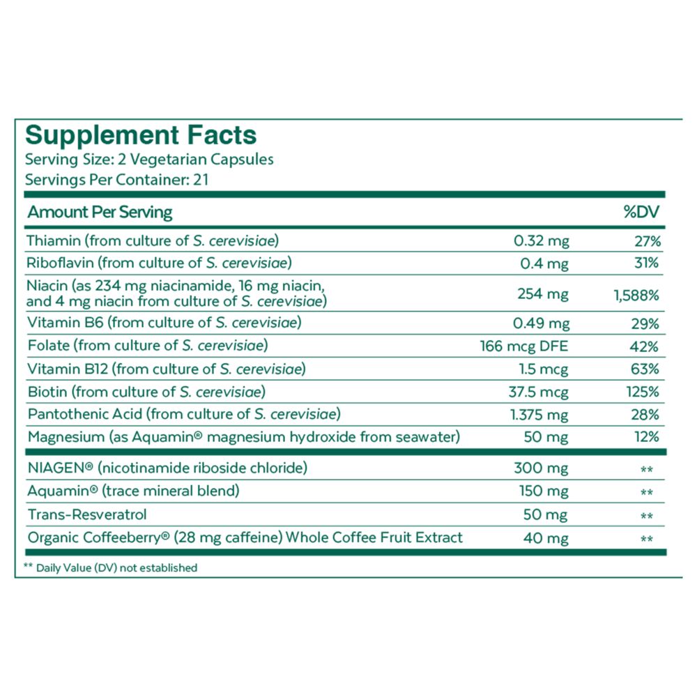 Qualia NAD+ Optimized Aging