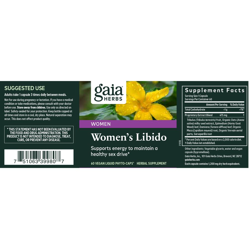Women&#39;s Libido Gaia Herb