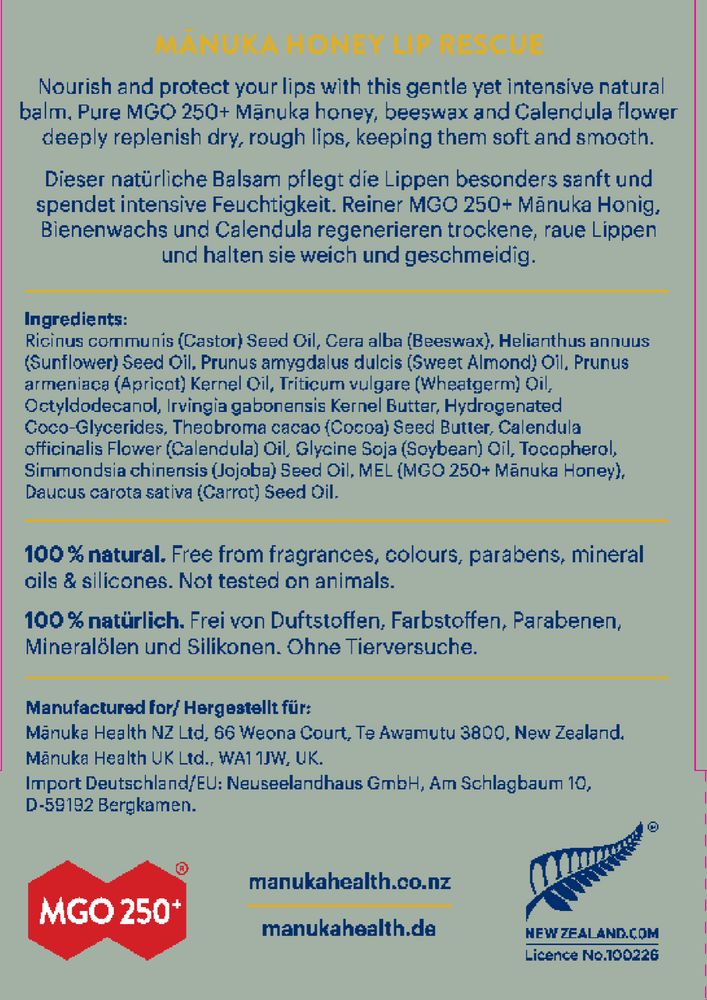 Manuka Honey Lip Balm