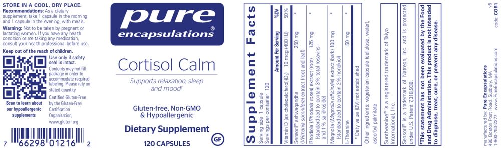 Cortisol Calm* Pure Encapsulations