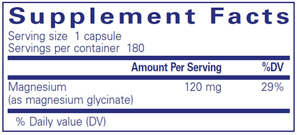 Magnesium (Glycinate) Pure Encapsulations