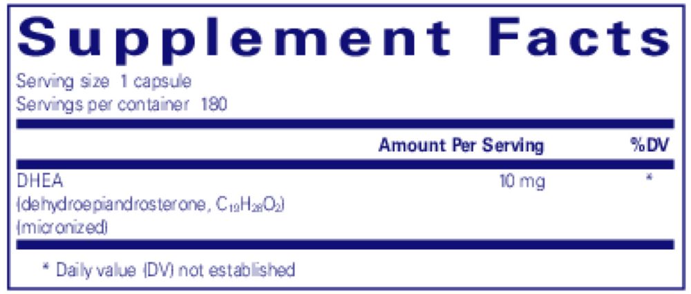 DHEA 10mg Pure Encapsulations