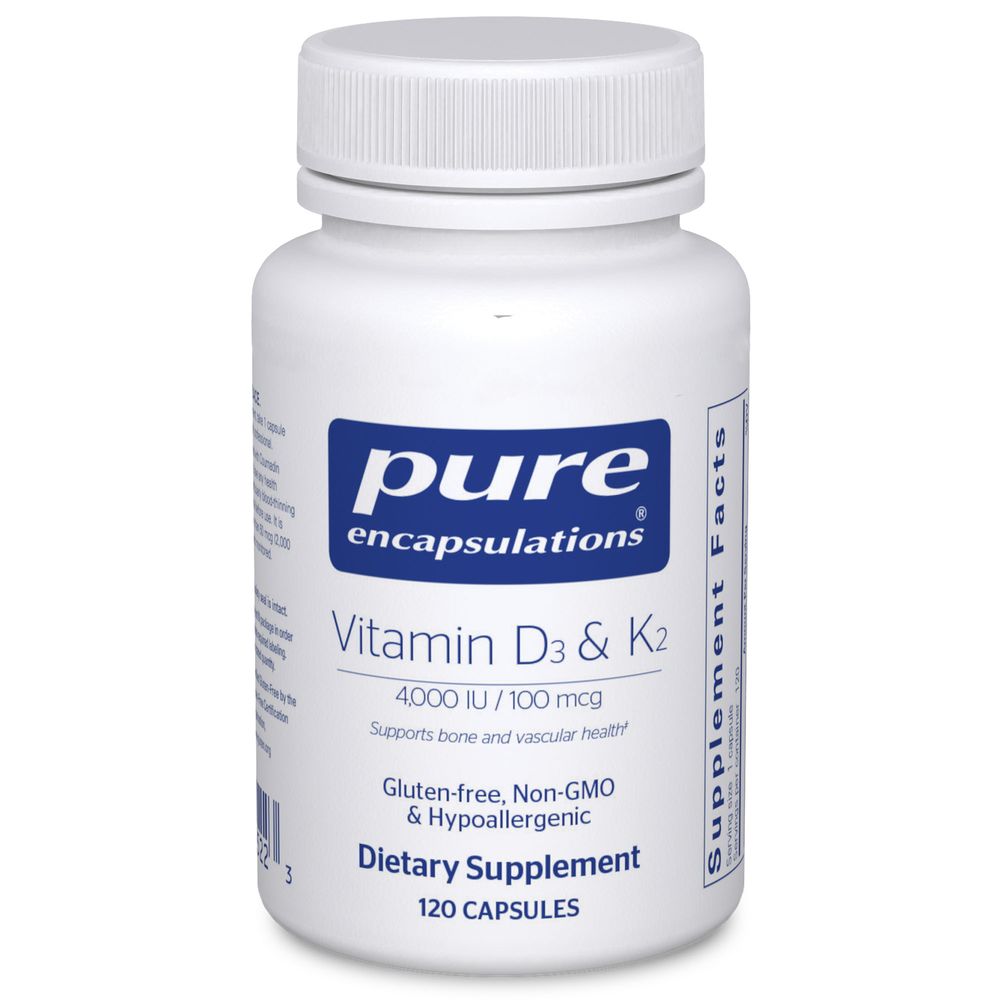 Vitamin D3 &amp; K2 Pure Encapsulations