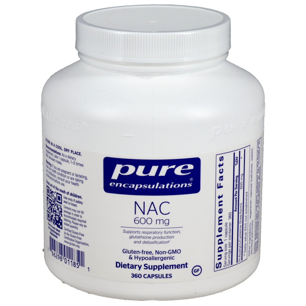 NAC 600mg Pure Encapsulations