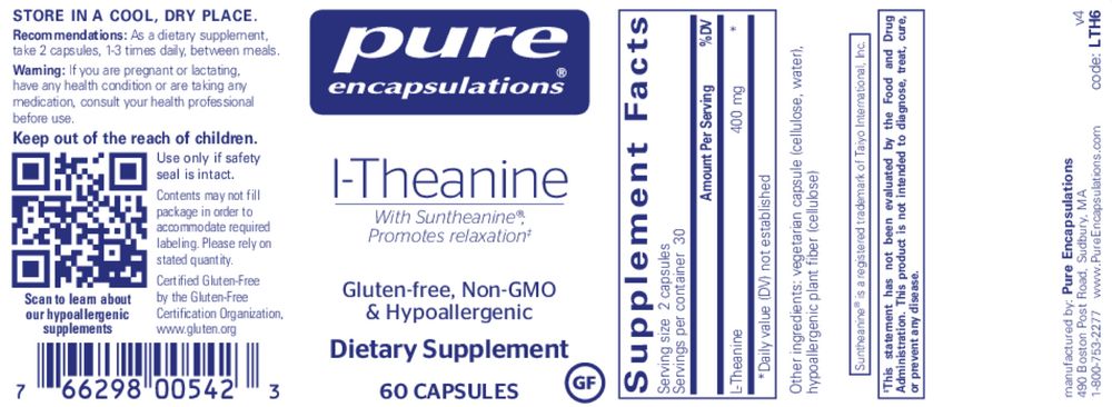 L-Theanine Pure Encapsulations