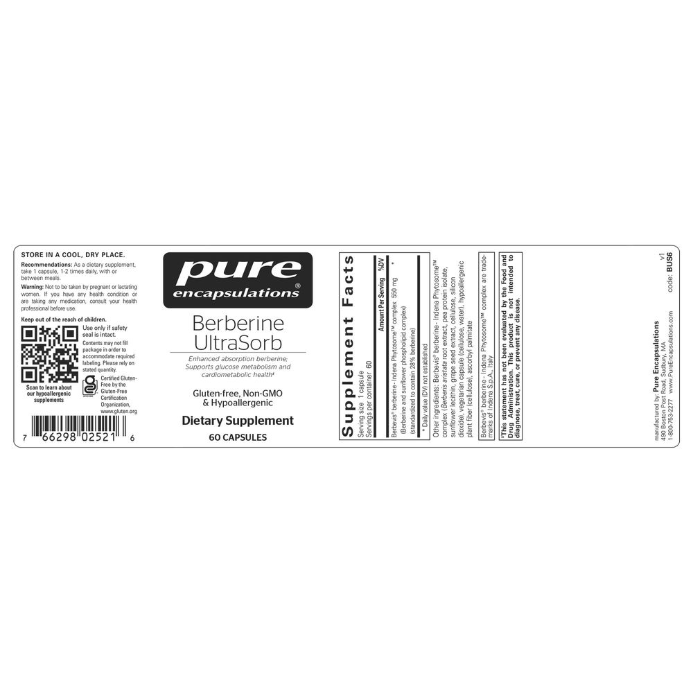 Berberine UltraSorb Pure Encapsulations