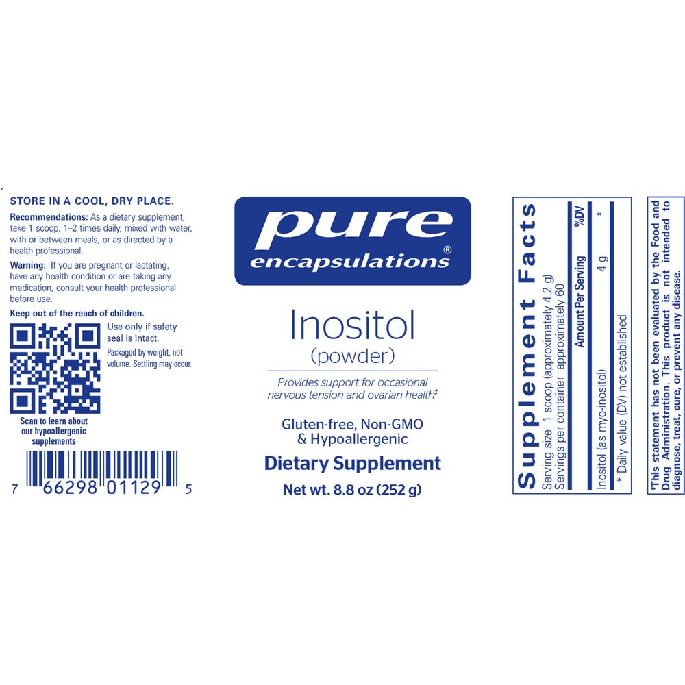 Inositol (Powder) Pure Encapsulations
