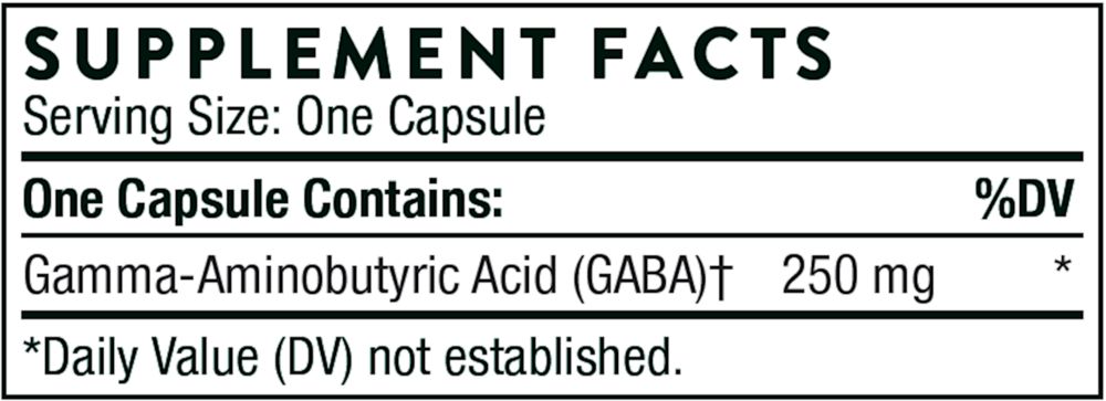 PharmaGABA-250 Thorne
