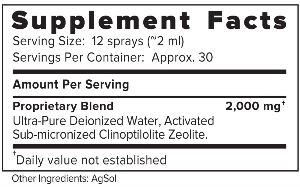 Zeolite ACZ nano- Extra Strength
