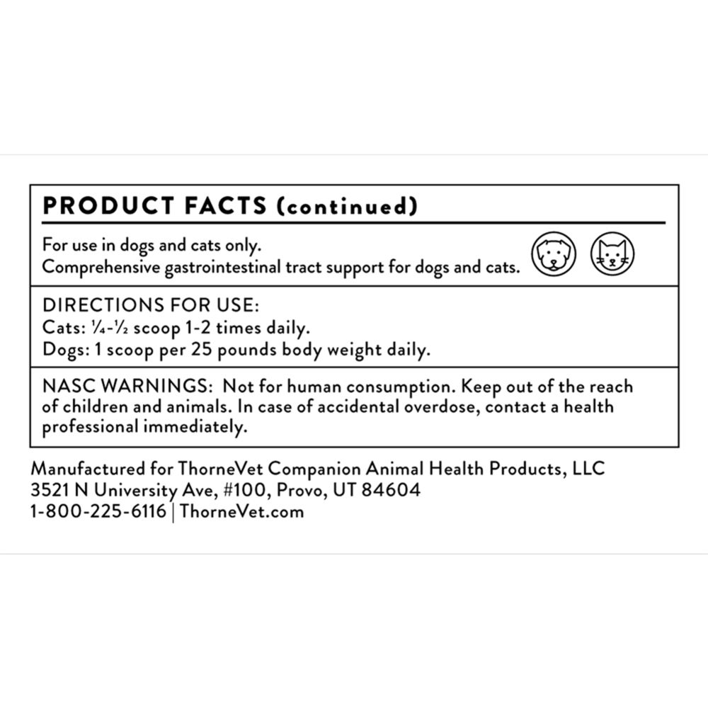 Thorne Vet Gut Health Formula