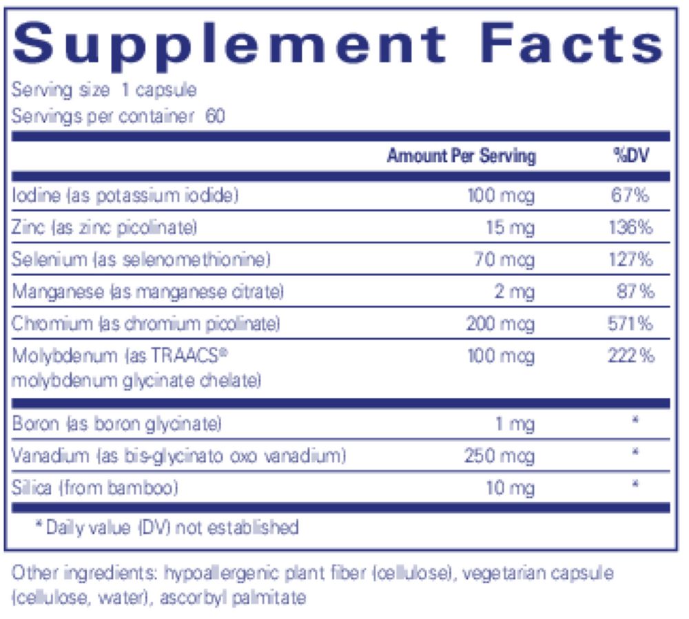 Trace Minerals Pure Encapsulations