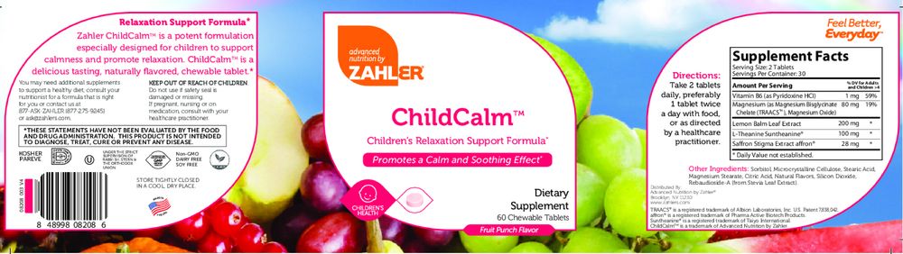 Child Calm, Children's Relaxation Support Formula
