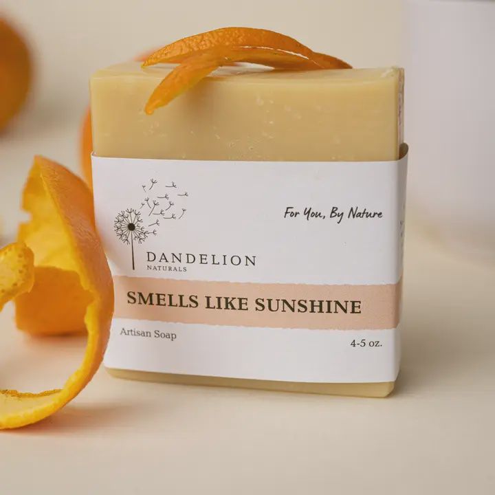 Smells Like Sunshine Bar Soap | Grapefruit Orange Lemon Soap