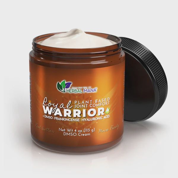 Herbal Mana - Royal Warrior - Frankincense DMSO Cream for Joint Pain |