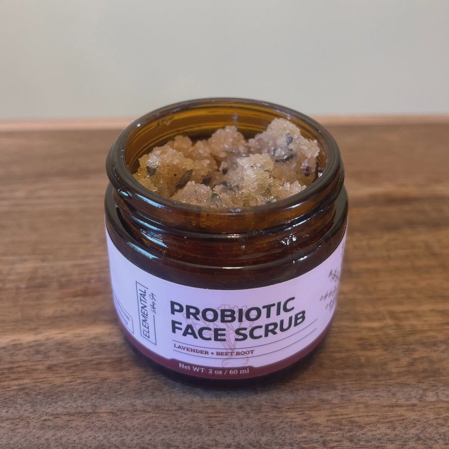 Probiotic Face Scrub | Lavender Scrub | Natural Exfoliation