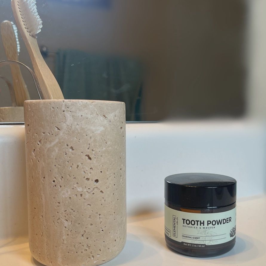 Whitening Tooth Powder | Charcoal Tooth Powder | Mint Flavor