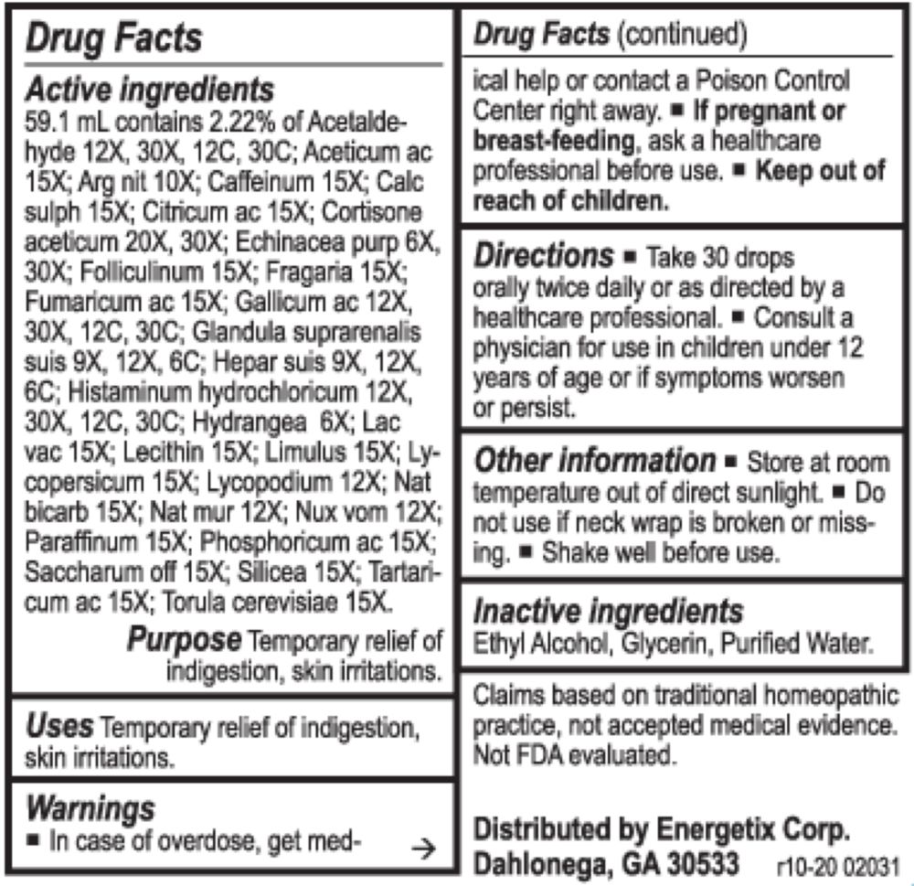 ALLER-CHORD F ENERGETICS